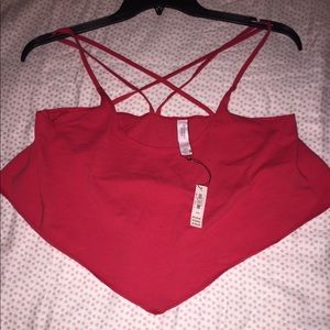 COPY - Victoria’s Secret cropped strappy tank